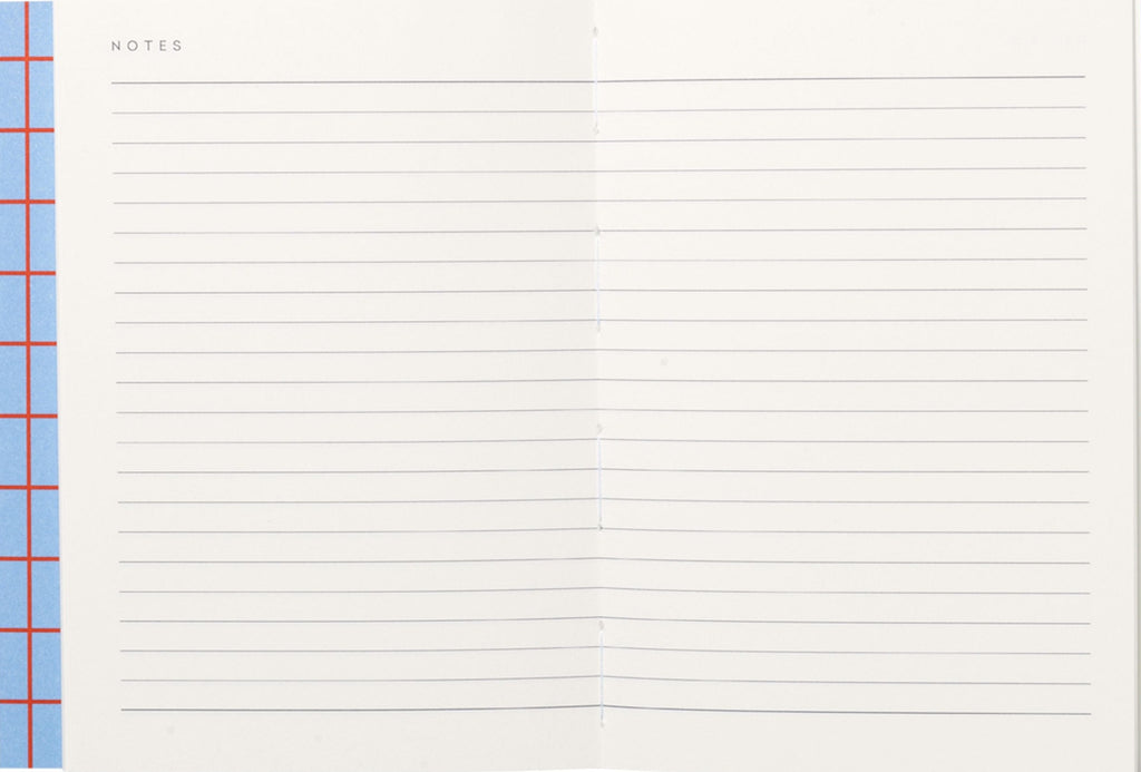 Notem Studio Uma Flat Lay Paper Notebook Small, Light Blue