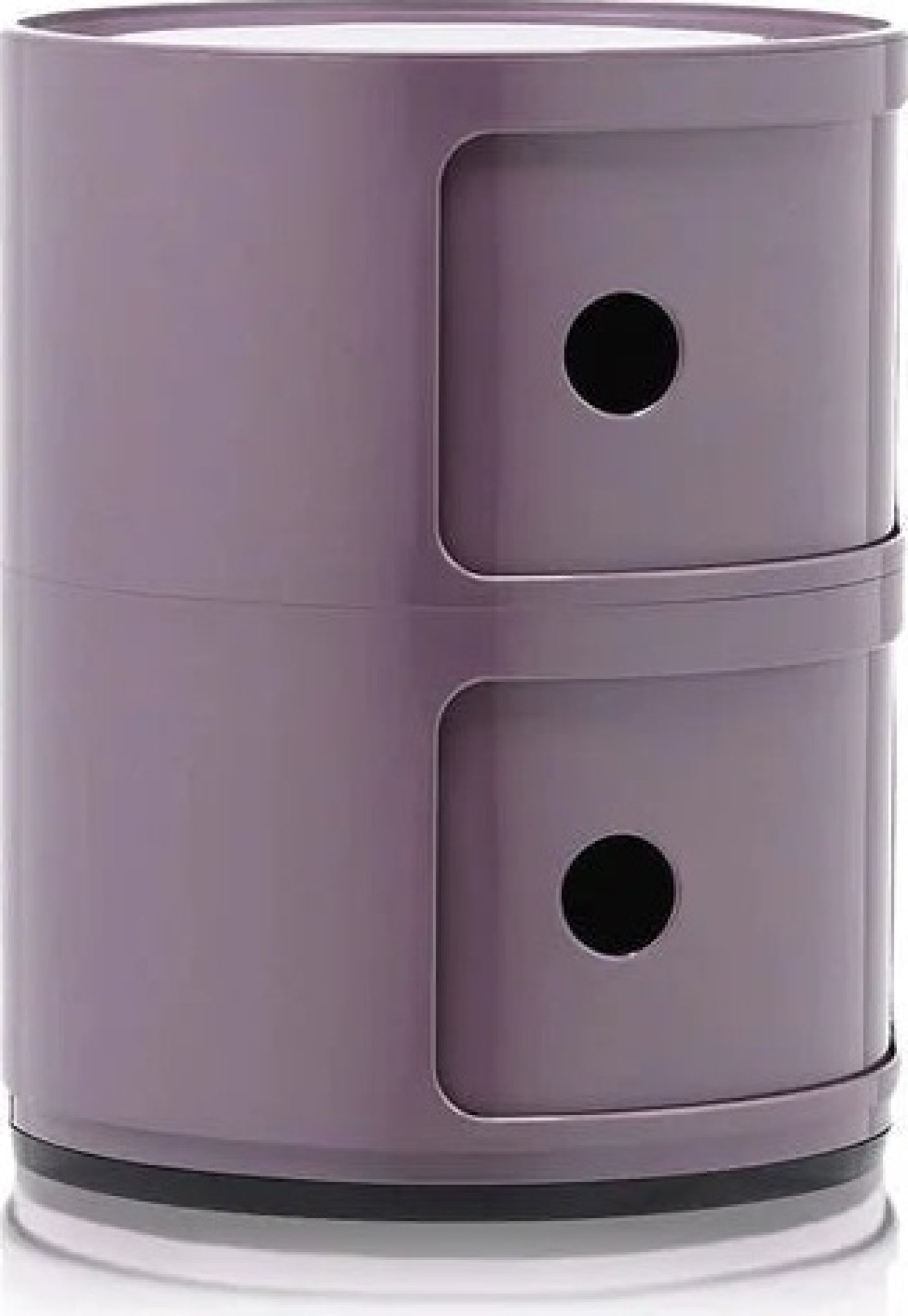 Kartell Componibili Classic Container 2 Elements, Silver