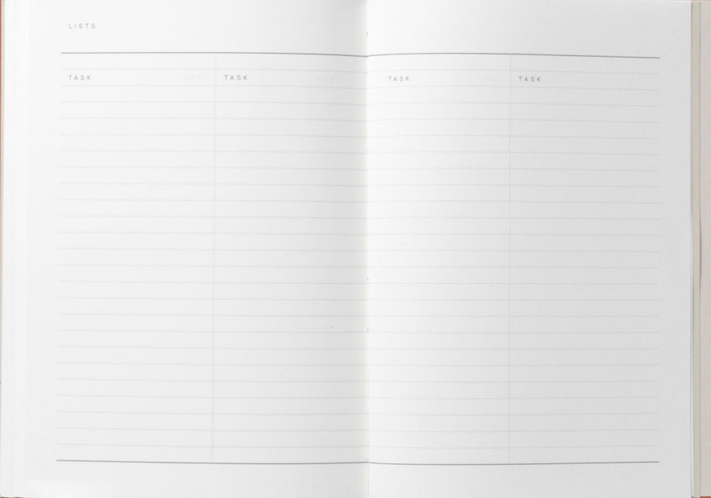 Notem Studio Even Weekly Journal Medium, Sienna Cloth