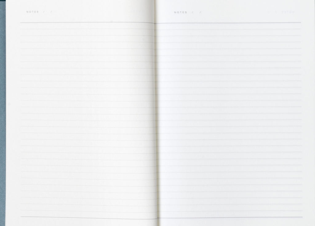 Notem Studio Bea, Notebook With Elastic Band, Dark Blue