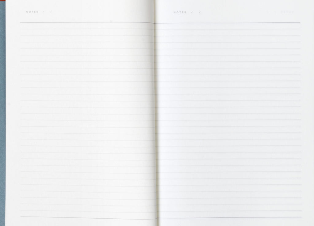 Notem Studio Bea, Notebook With Elastic Band, Dark Sienna