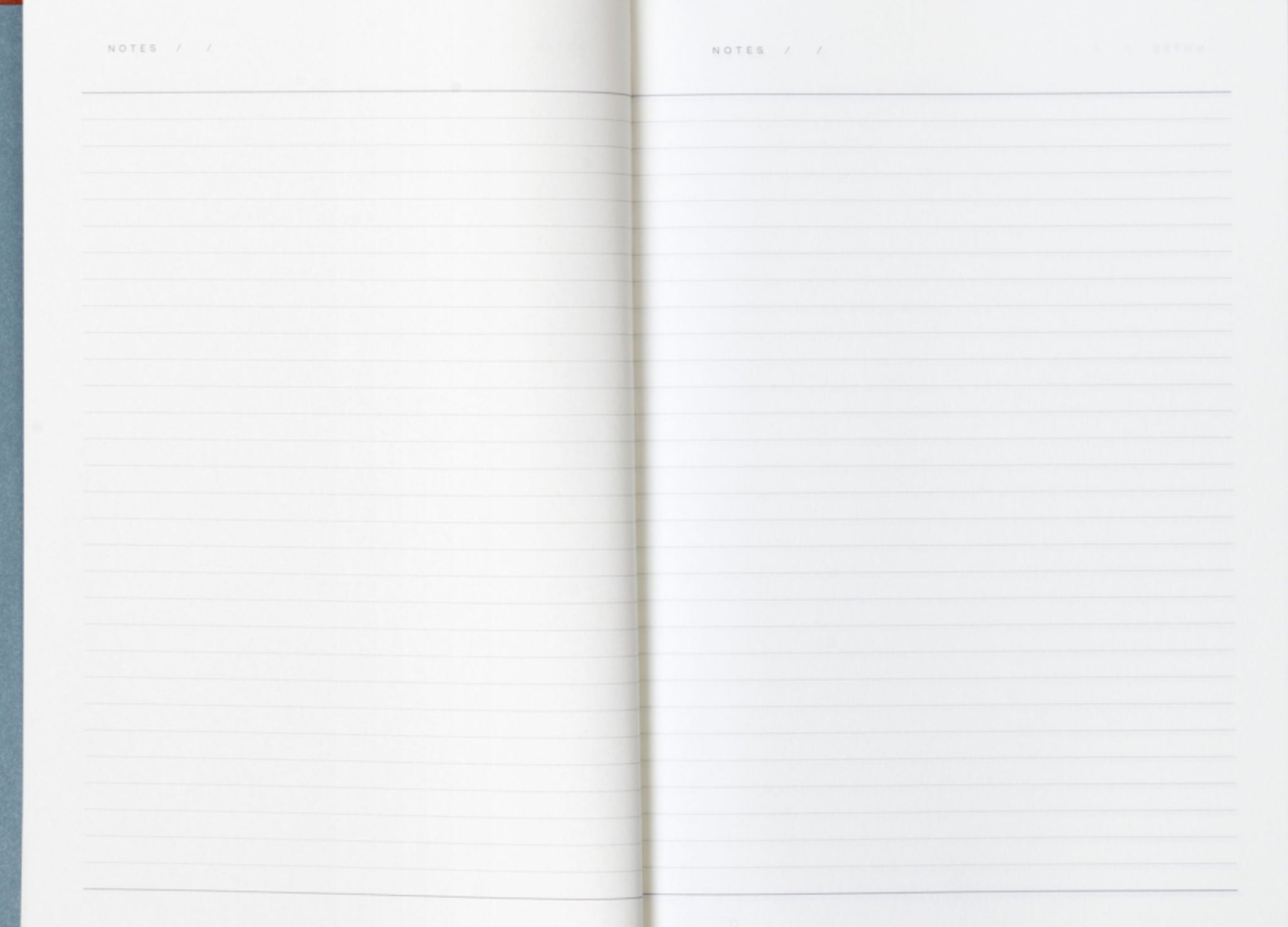 Notem Studio Bea, Notebook With Elastic Band, Dark Sienna