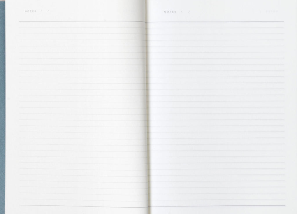 Notem Studio Bea, Notebook With Elastic Band, Light Gray