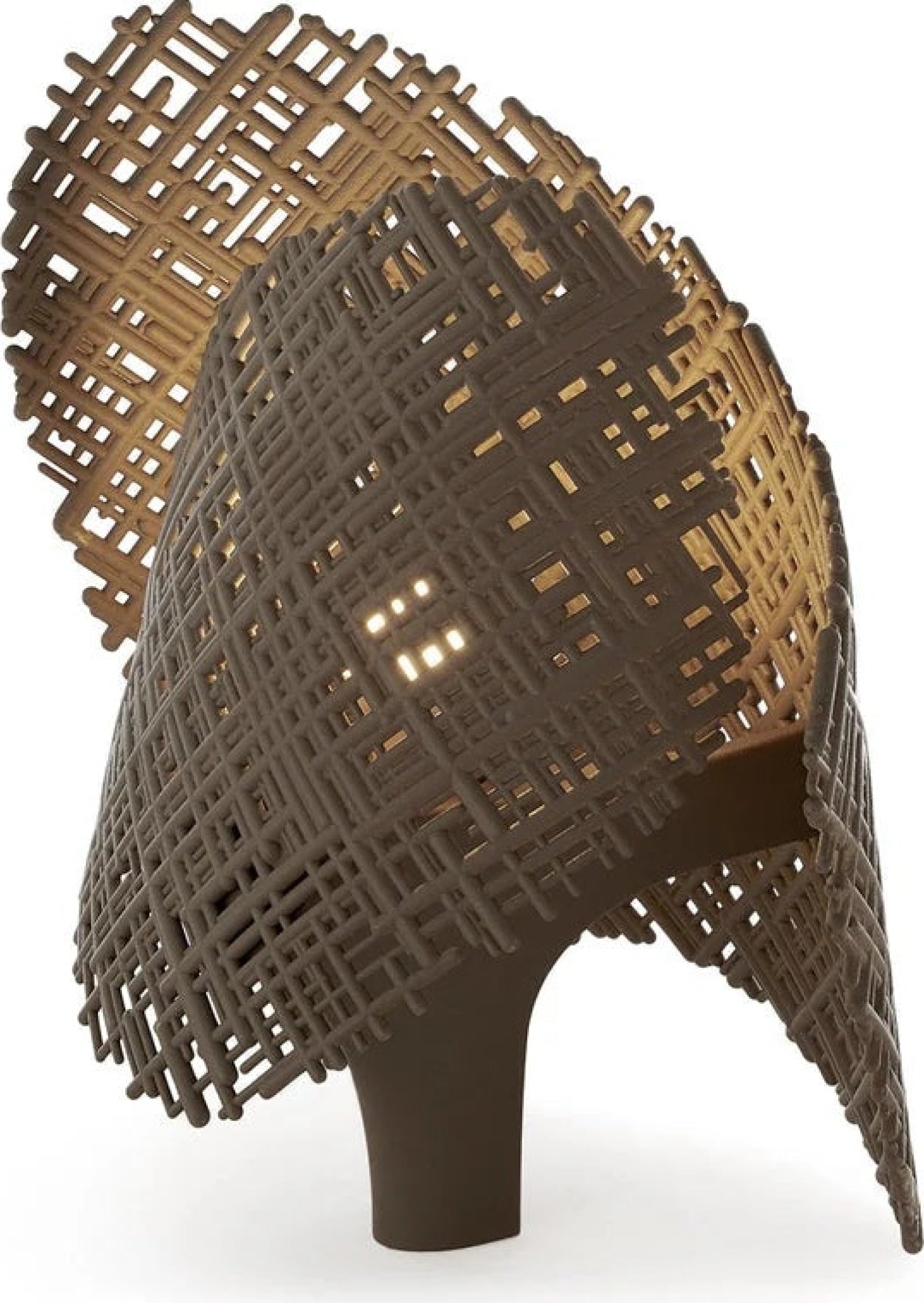 Kartell Tea Table Lamp, Taupe