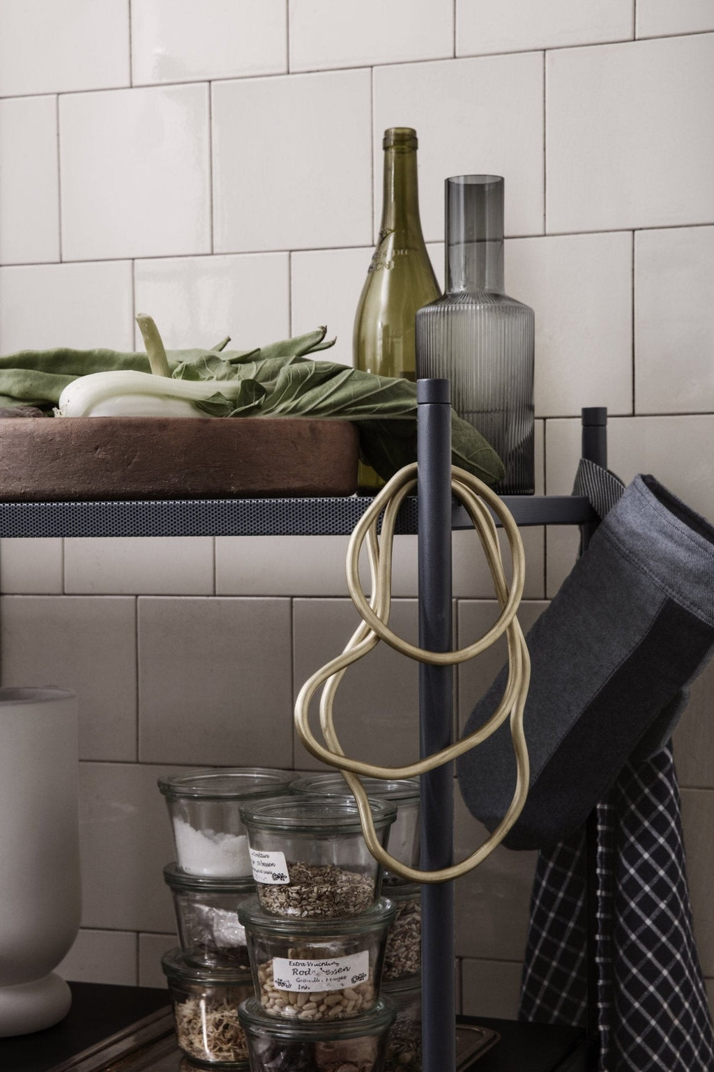 Ferm Living Denim Apron Blue, Short