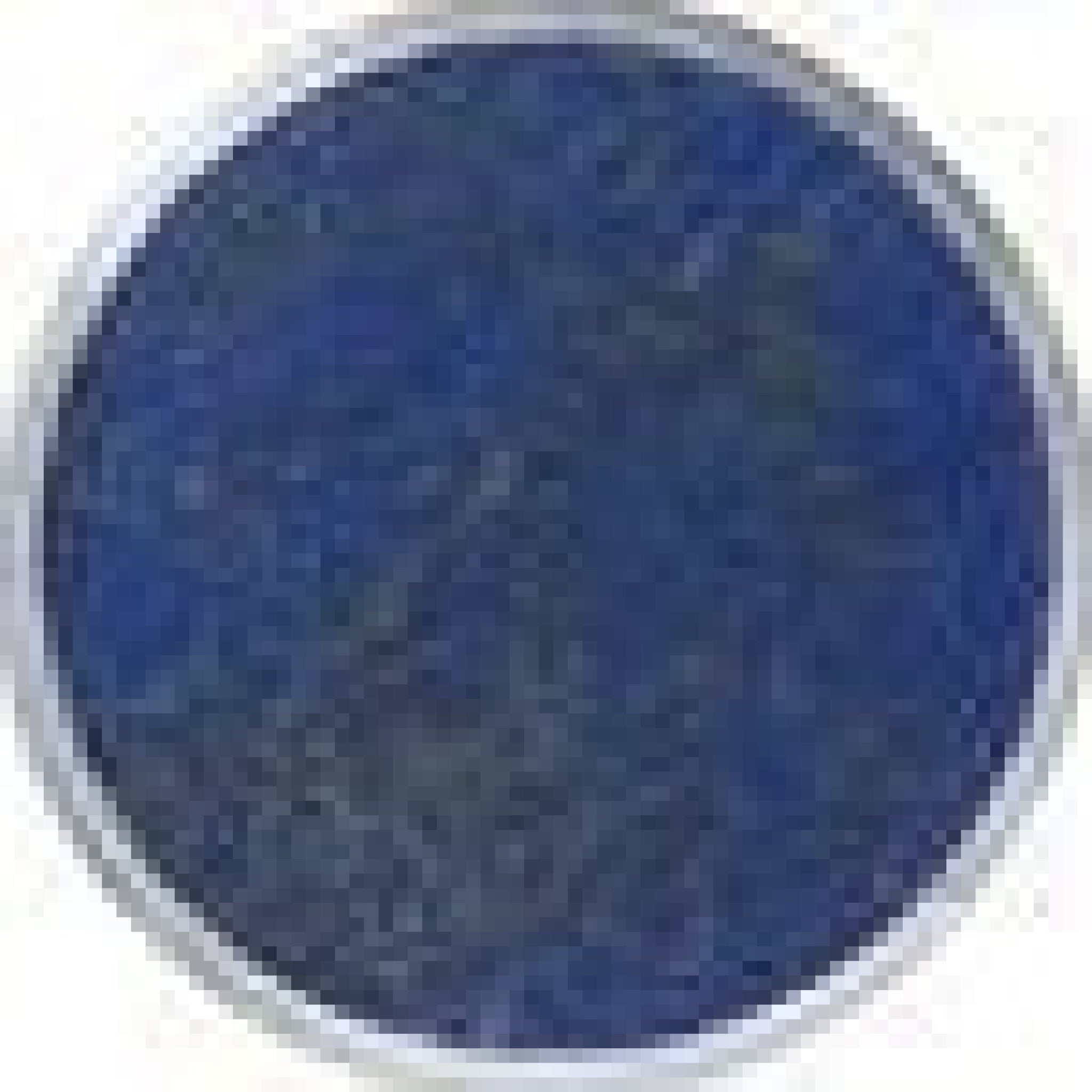 Ferm Living Hook Haken Edelstahl, Blauer Lapislazuli Ø2 cm