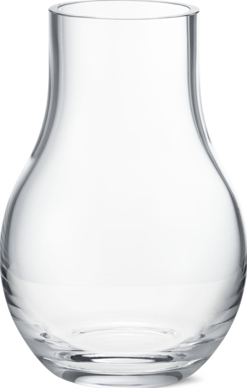 Georg Jensen Cafu Vase Glass Clear, 21.6 Cm