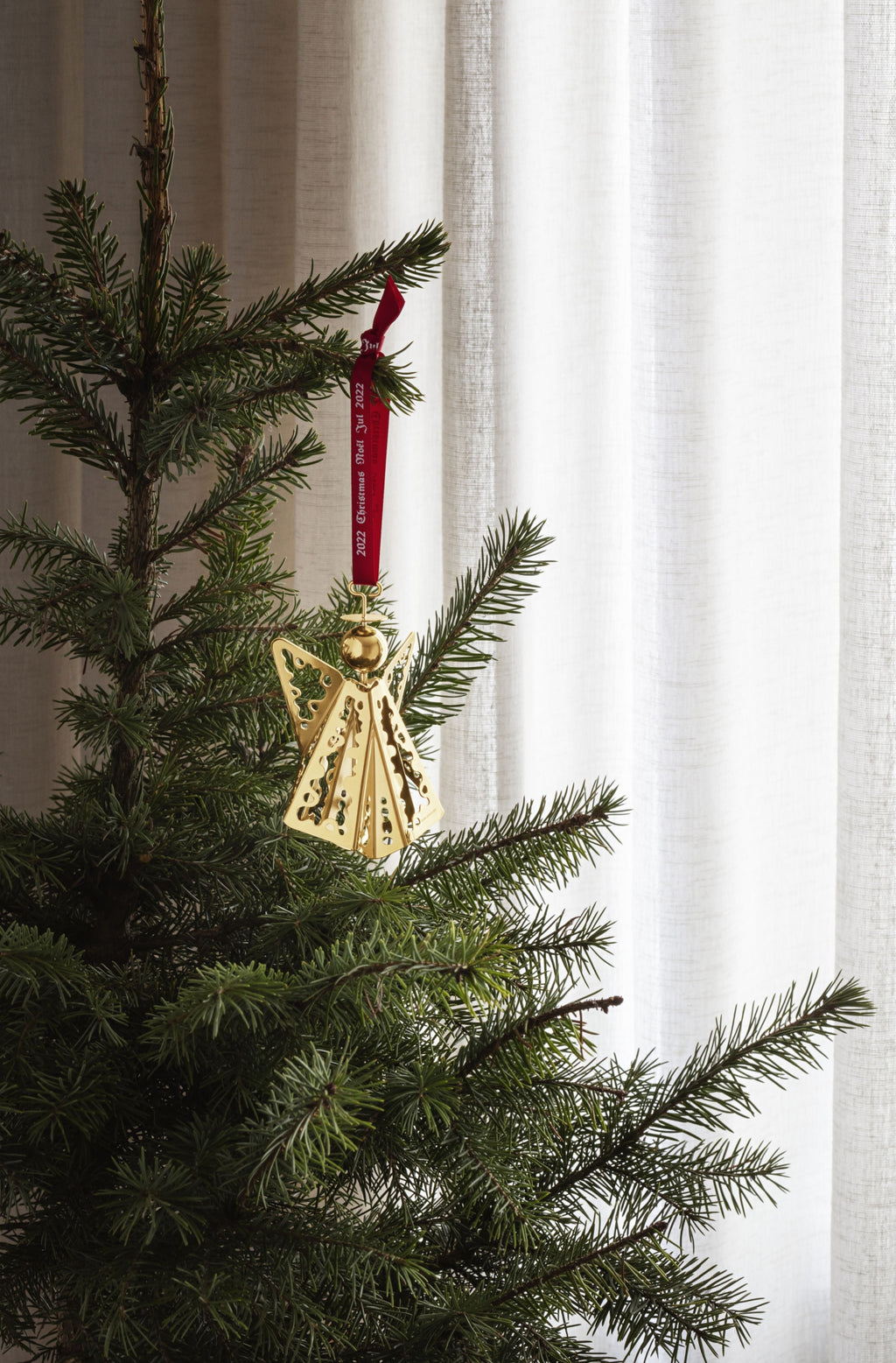 Georg Jensen Christmas Mobile Lace Angel , Gold Plated