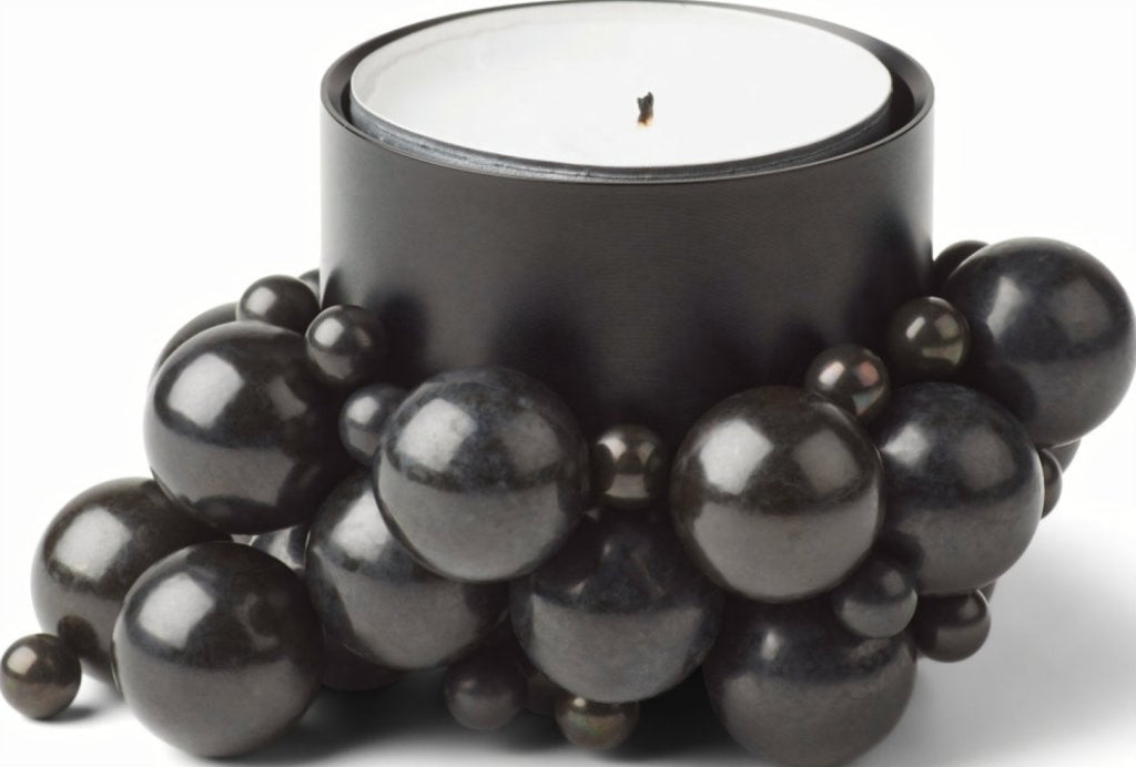 Gejst Molekyl Tealight Holder Black - Steel 4.3x3 Cm Magnetic Design