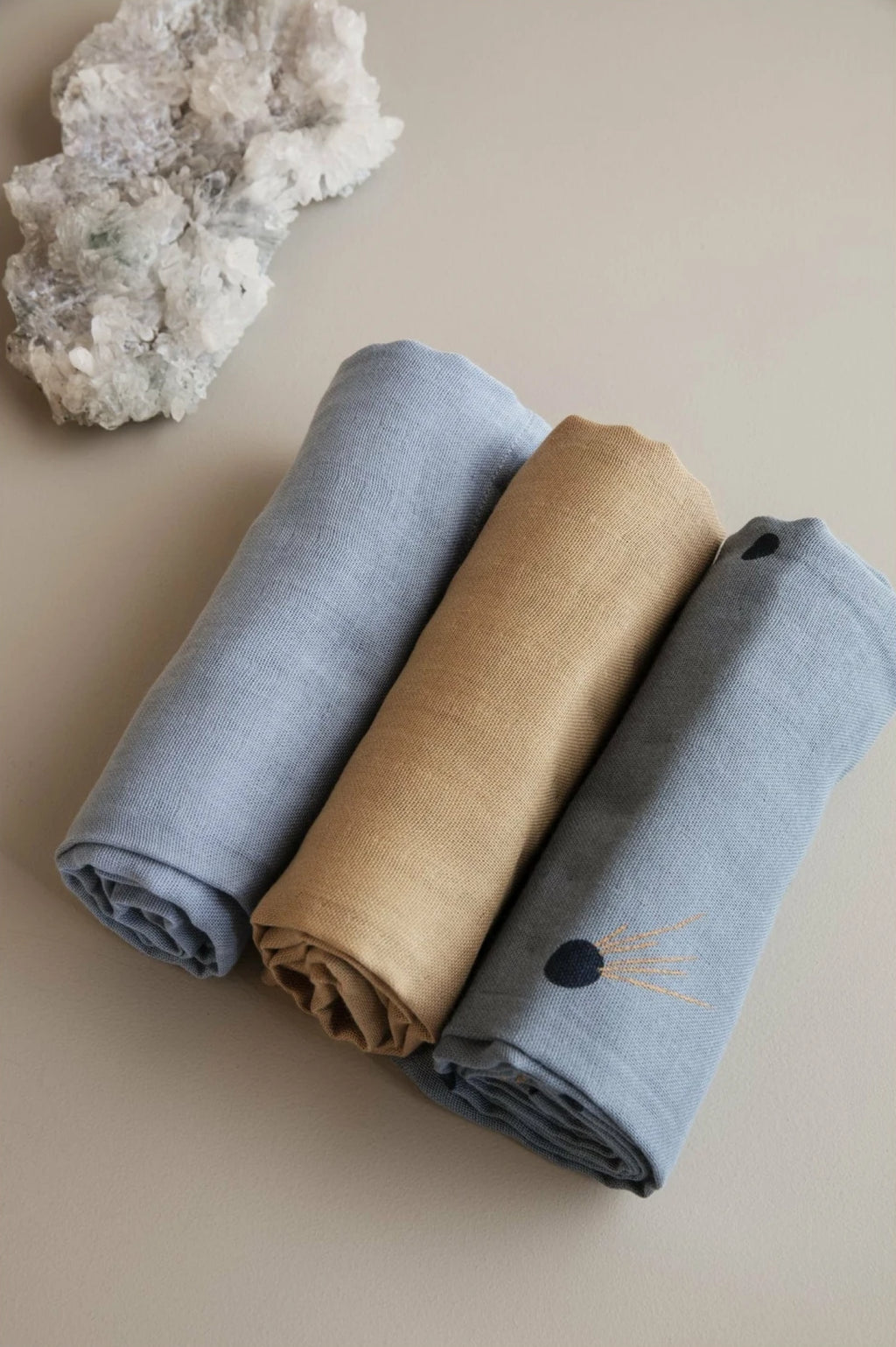 Ferm Living Cloth Diapers Moon, 3pcs.