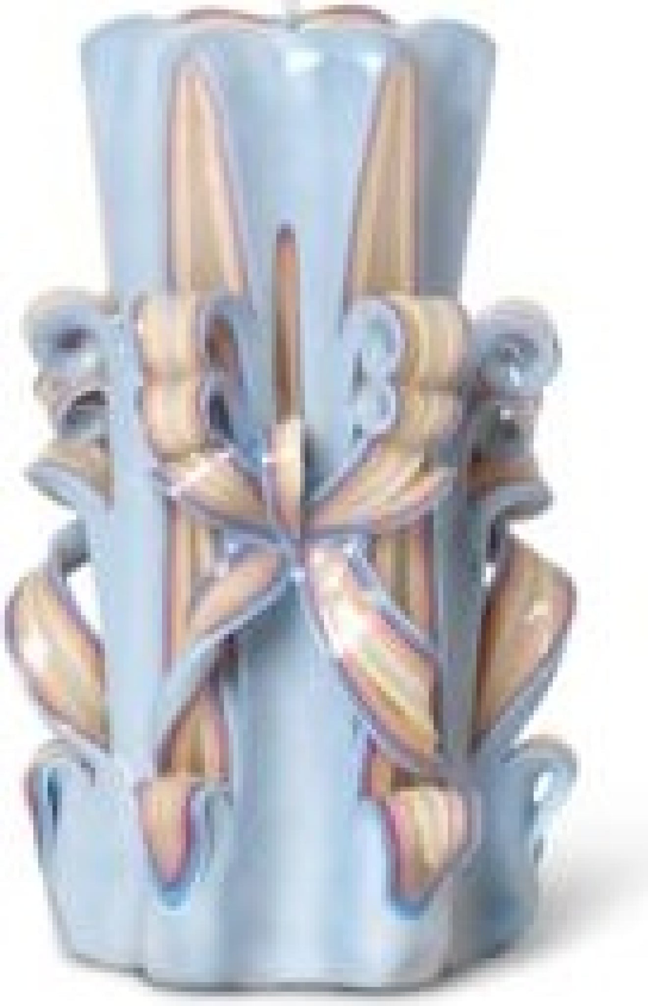 Ferm Living Handmade Candle, Light Blue