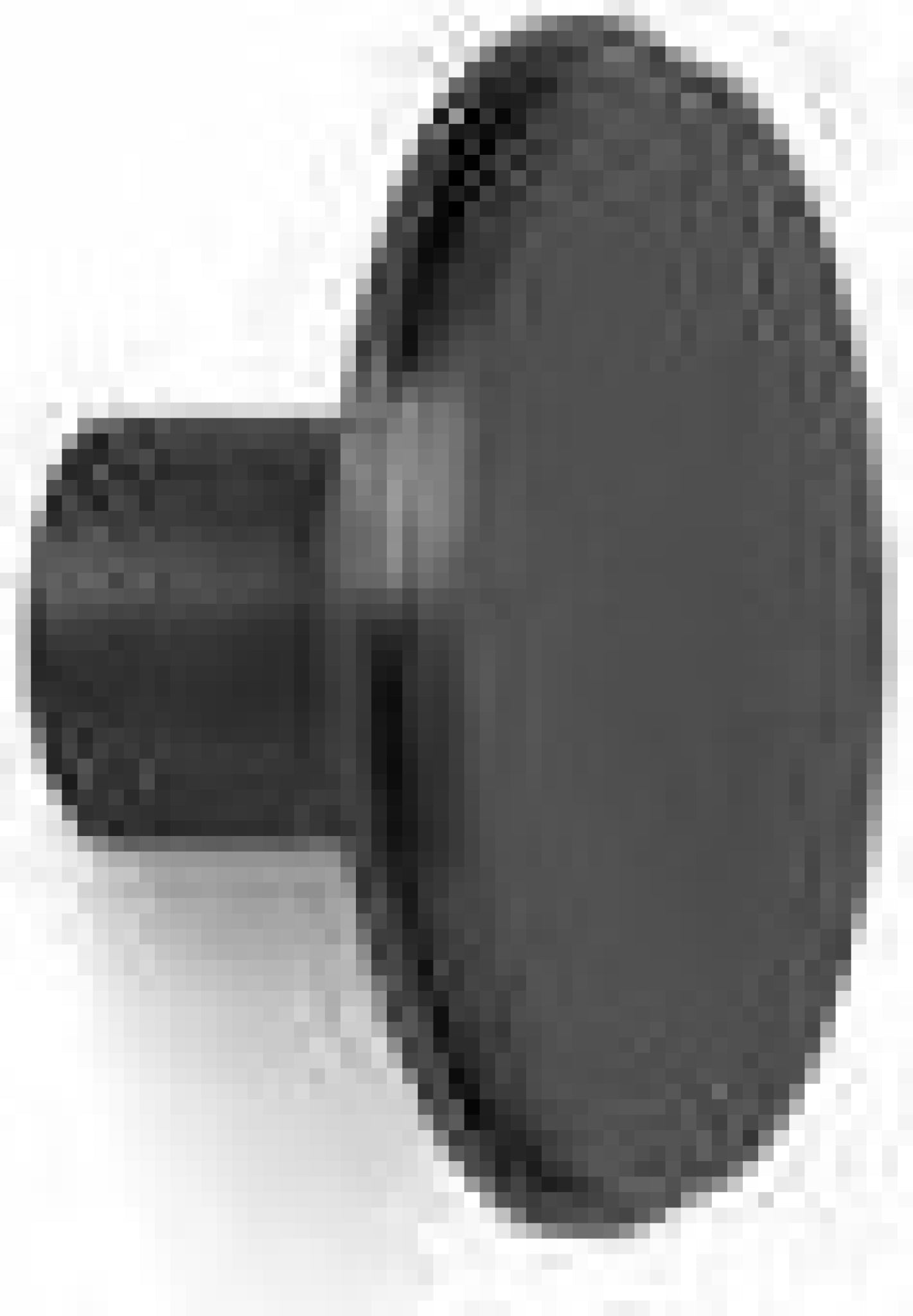 Ferm Living Hook Black Brass, 4cm