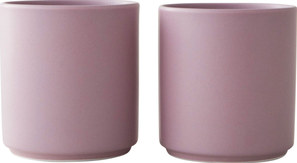 Design Letter's Favorite Mug Set of 2, Lavender