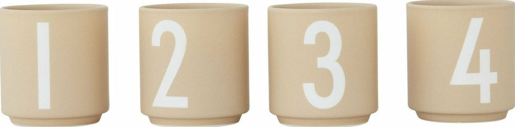 Design Letters Mini Espresso Cup set, beige