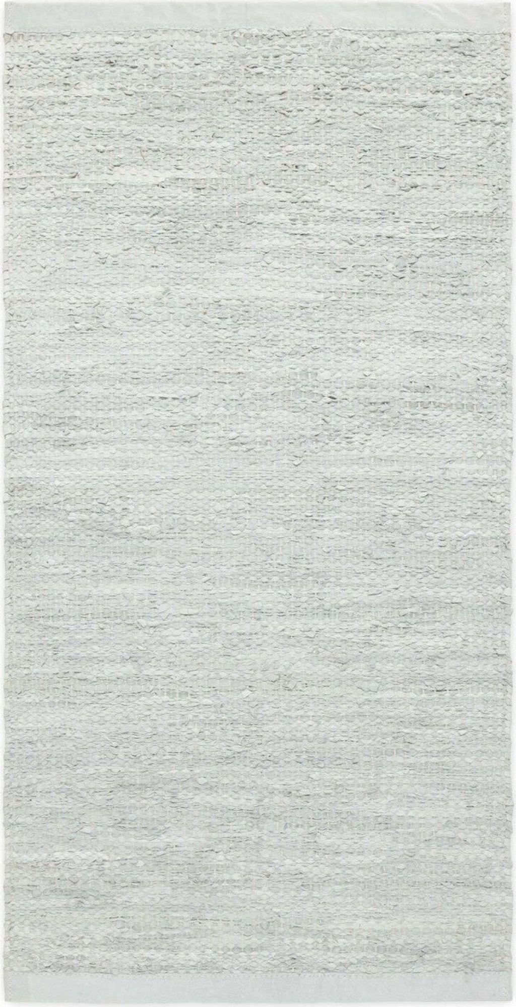 Rug Solid Leather Rug Limestone, 60 X 90 Cm
