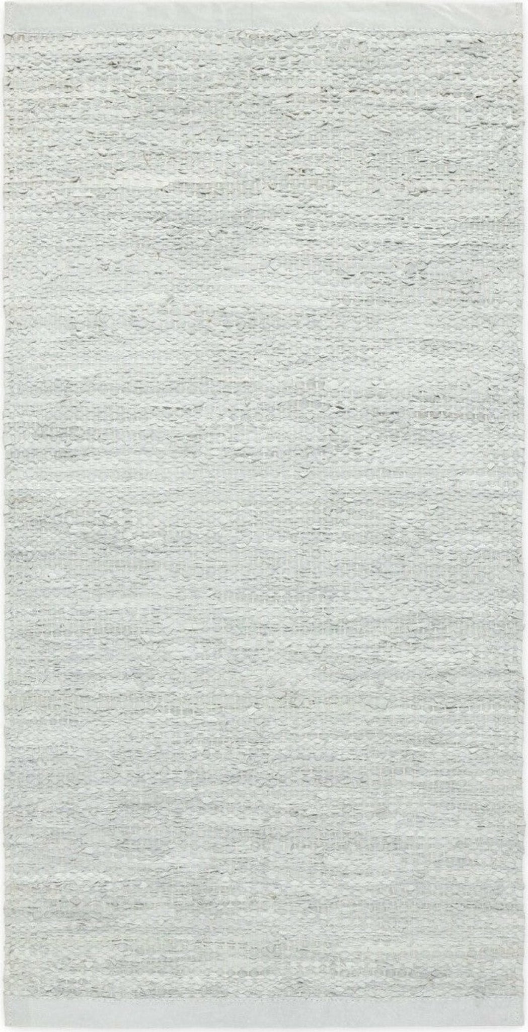 Rug Solid Leather Rug Limestone, 60 X 90 Cm