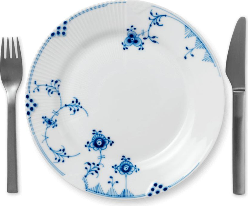 Royal Copenhagen Elements Blue Plate, 22 Cm