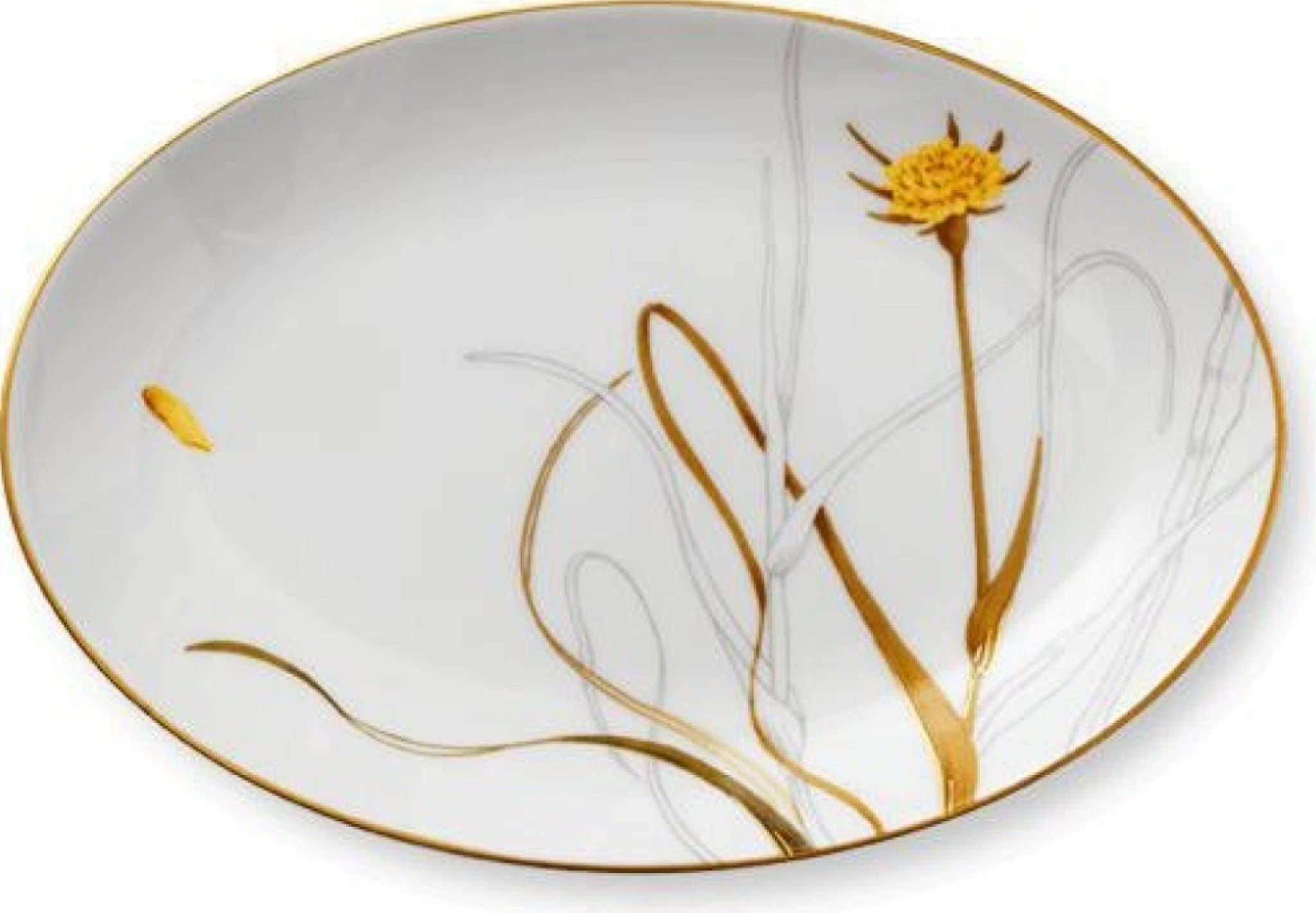 Royal Copenhagen Flora Plate Dandelion, 26cm