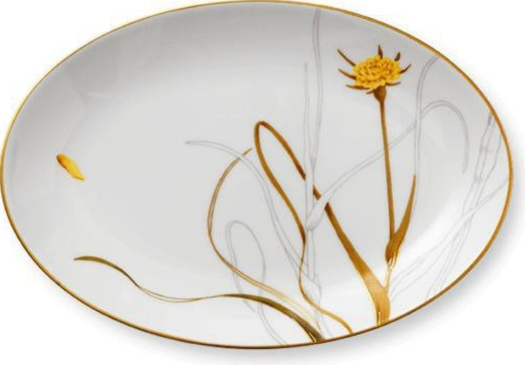 Royal Copenhagen Flora Plate Dandelion, 26cm