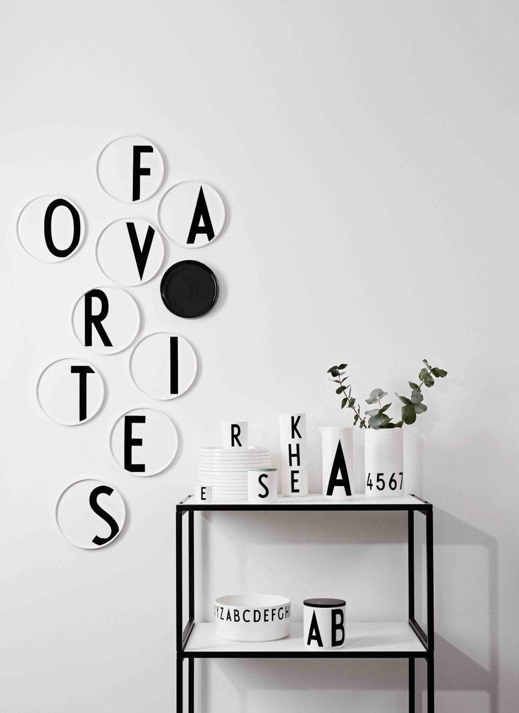 Design Letters Personal Porcelain Plate A-Z, Q