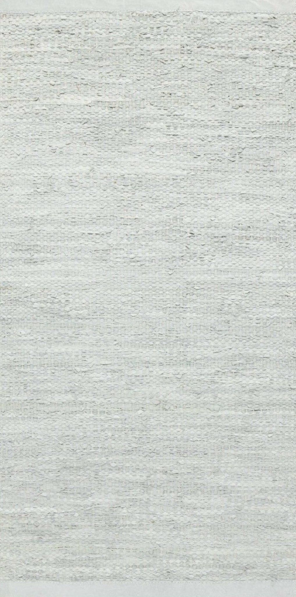 Rug Solid Leather Rug Limestone, 65 X 135 Cm