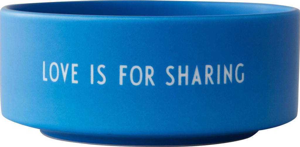 Design Letters Snack Bowl, Cobalt Blue