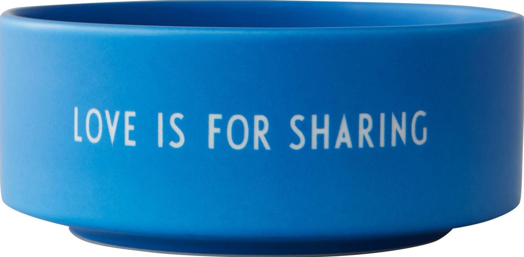 Design Letters Snack Bowl, Cobalt Blue