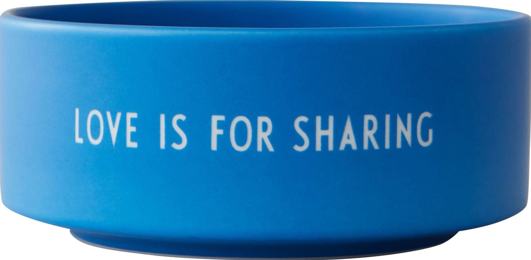 Design Letters Snack Bowl, Cobalt Blue