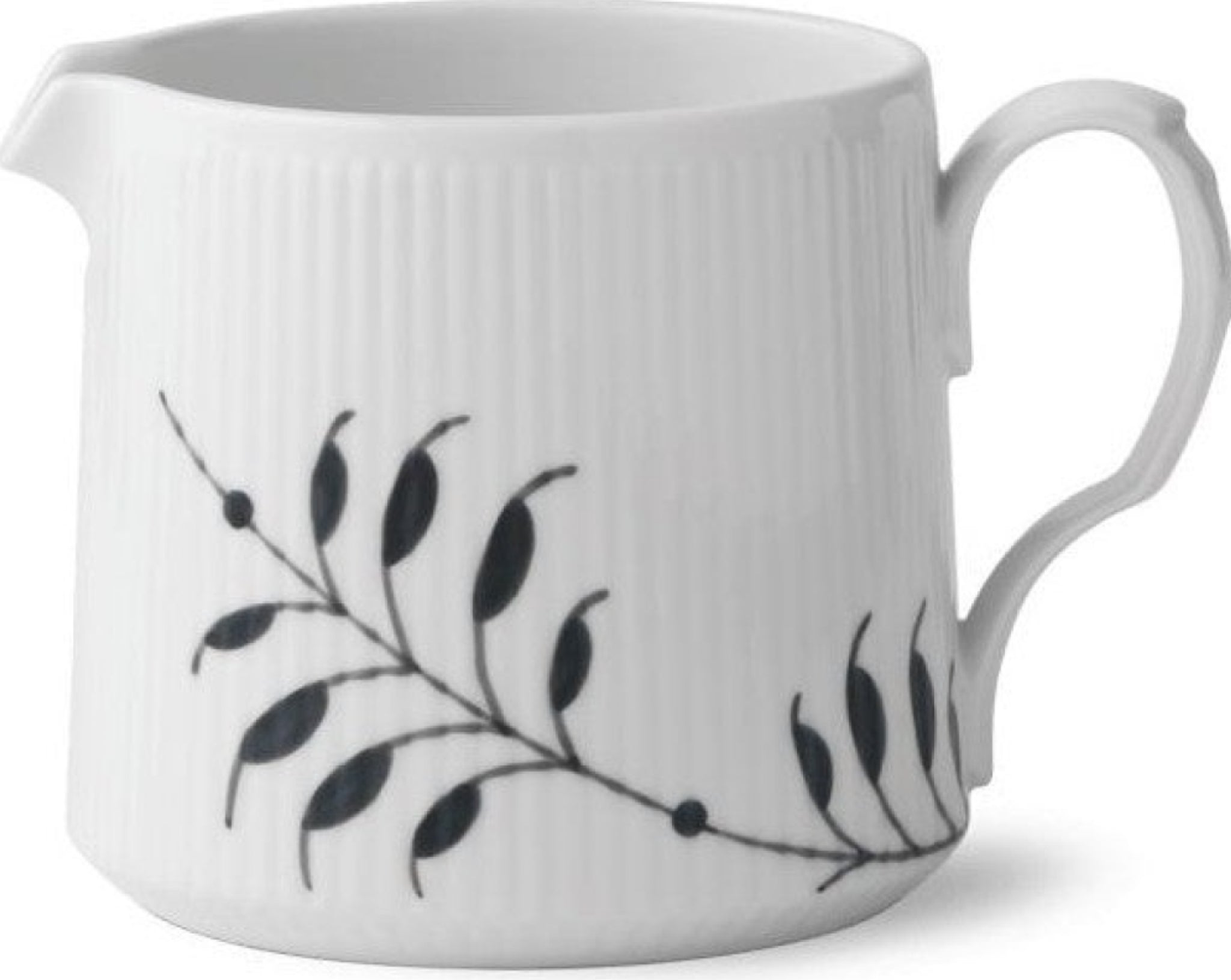 Royal Copenhagen Black Fluted Mega Jug, 70cl