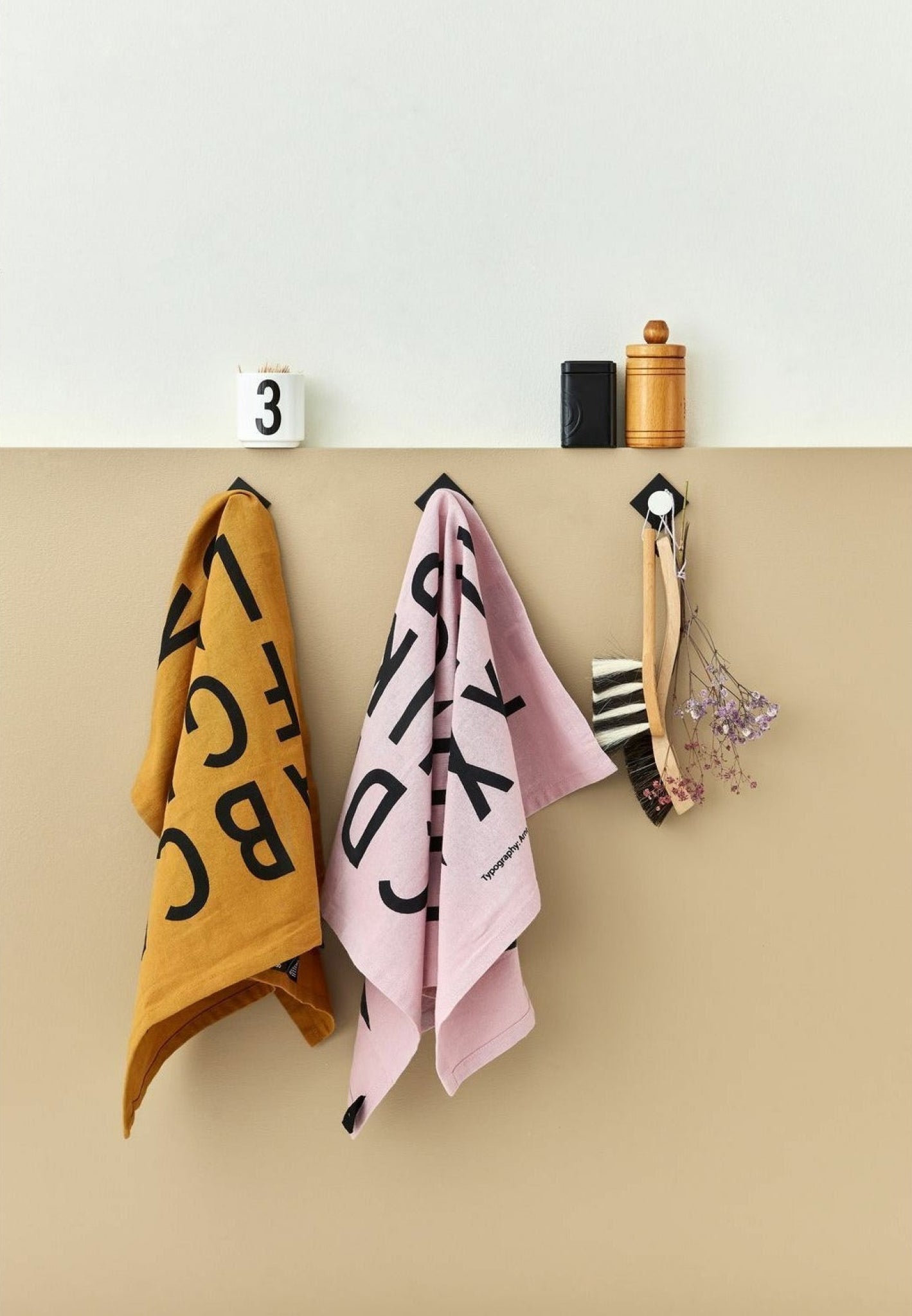 Design Letters Classic Tea Towel, Lavender