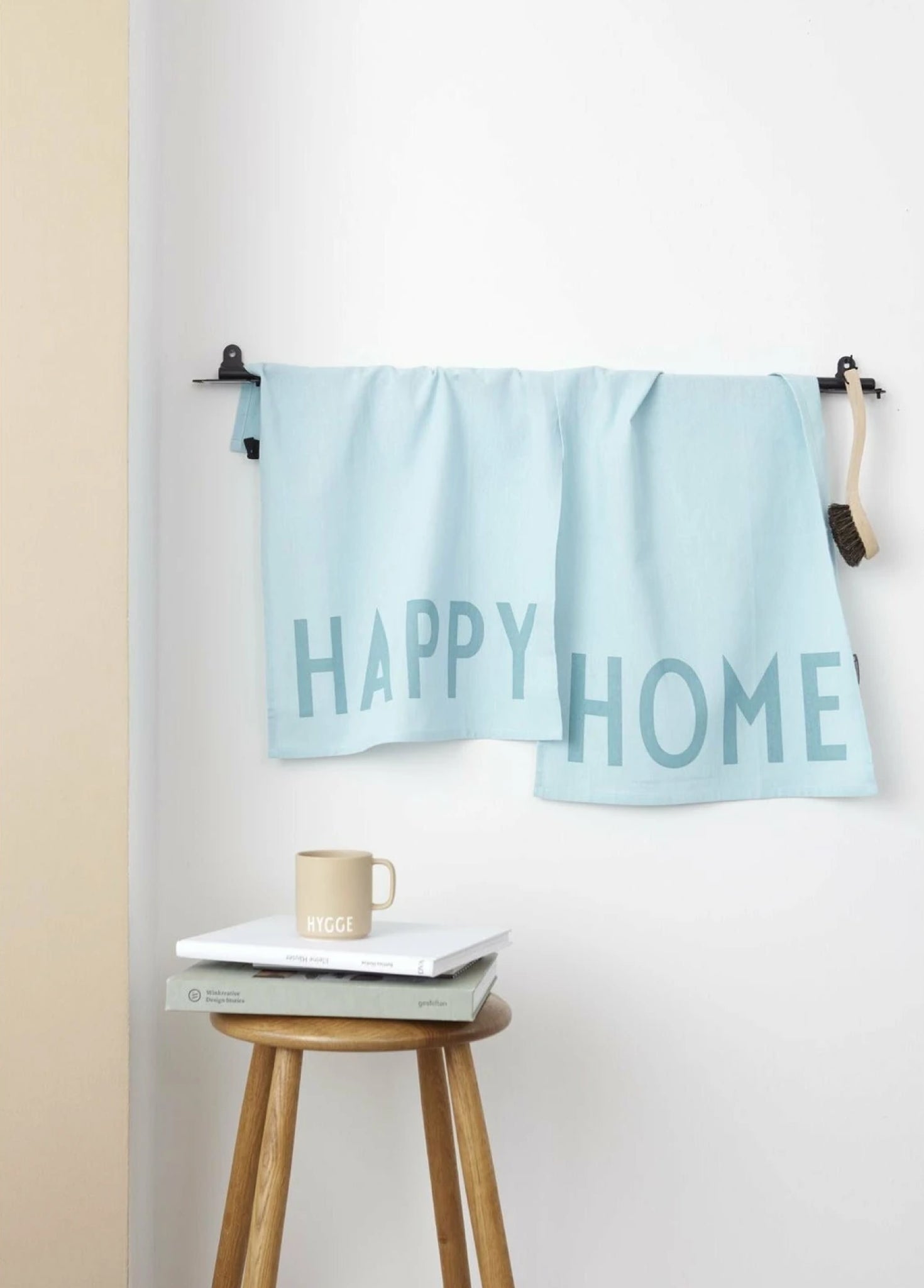 Design Letters Favorite Tea Towel Home, Light Blue