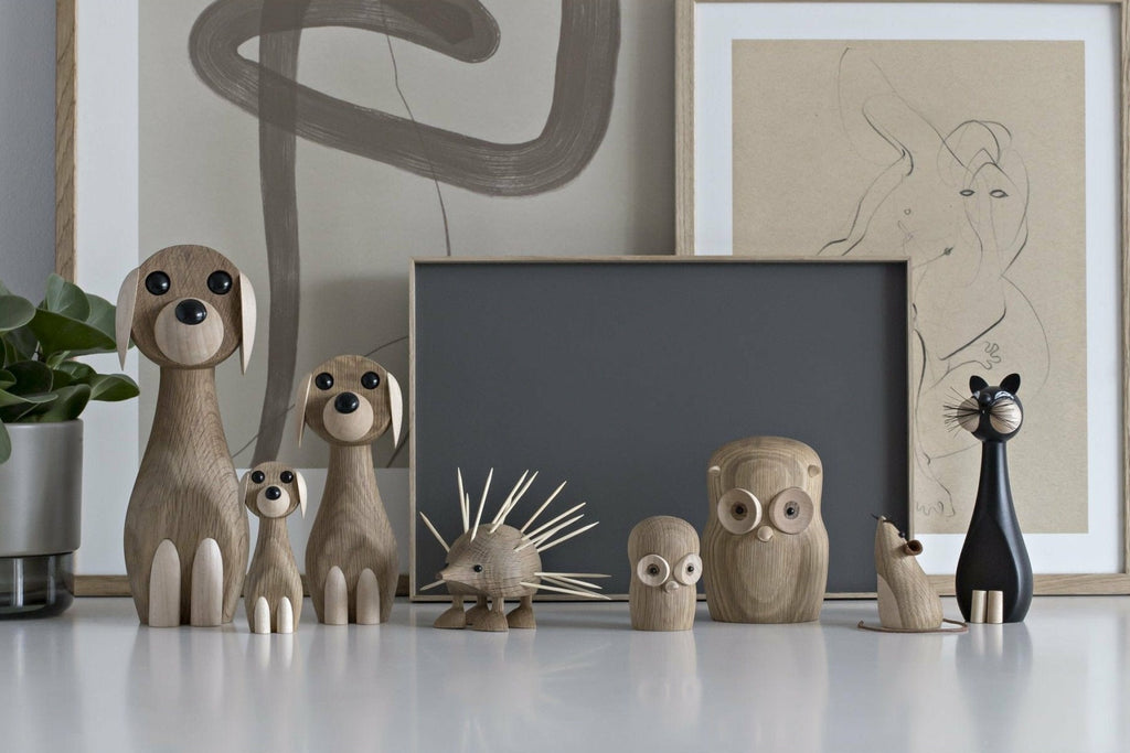 Gunnar Flørning Owl Wooden Figure, 6 Cm