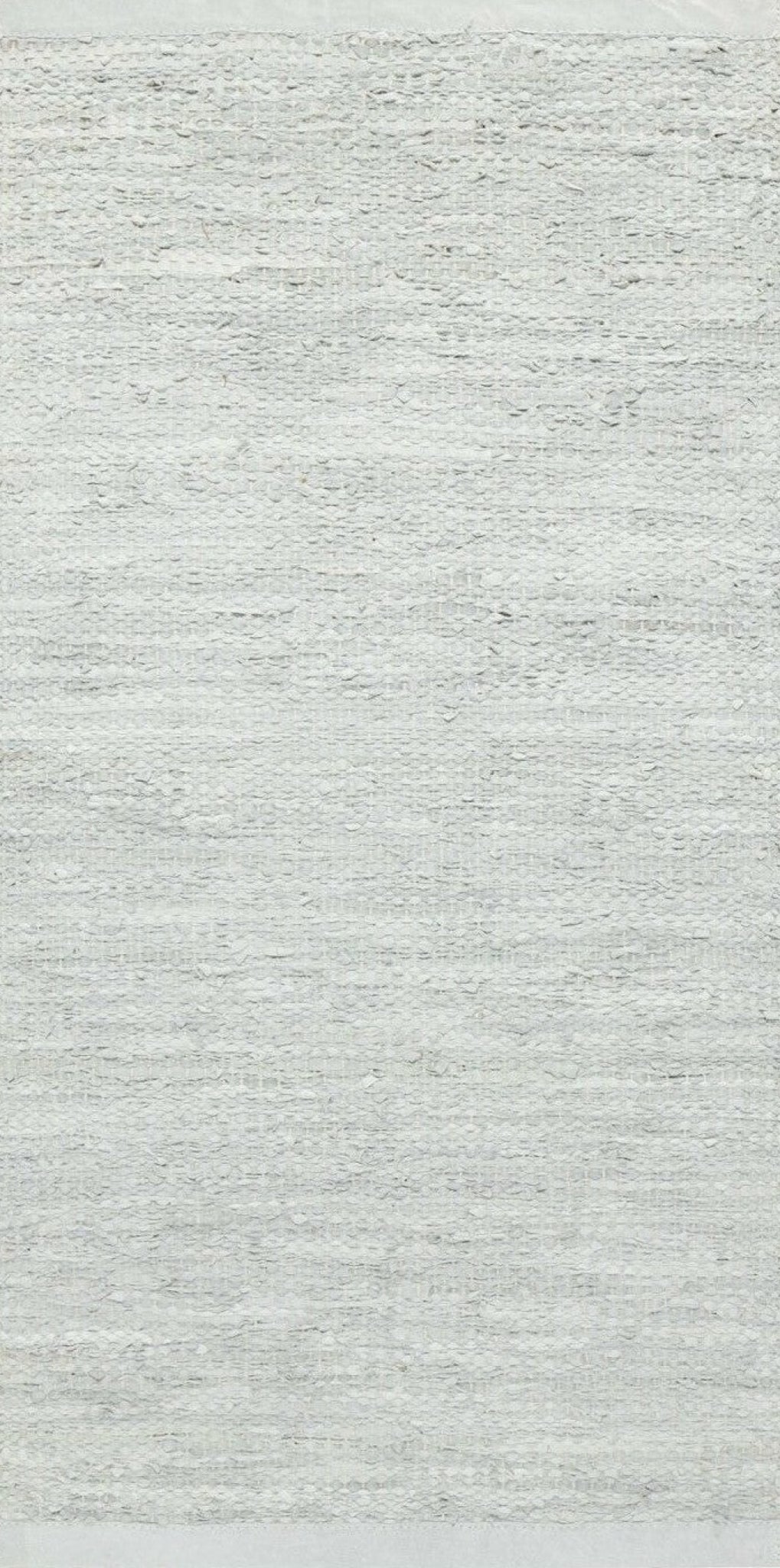 Rug Solid Leather Rug Limestone, 75 X 500 Cm