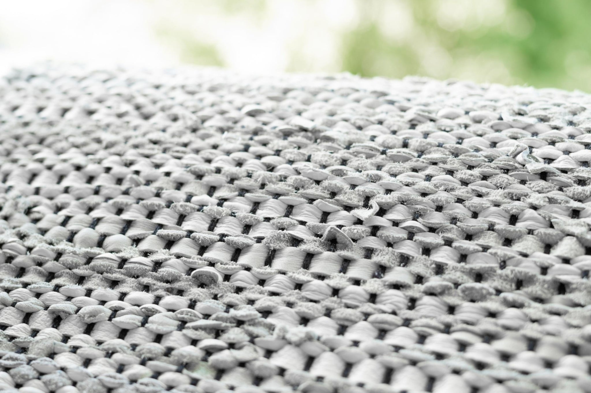 Rug Solid Leather Rug Light Grey, 140 X 200 Cm