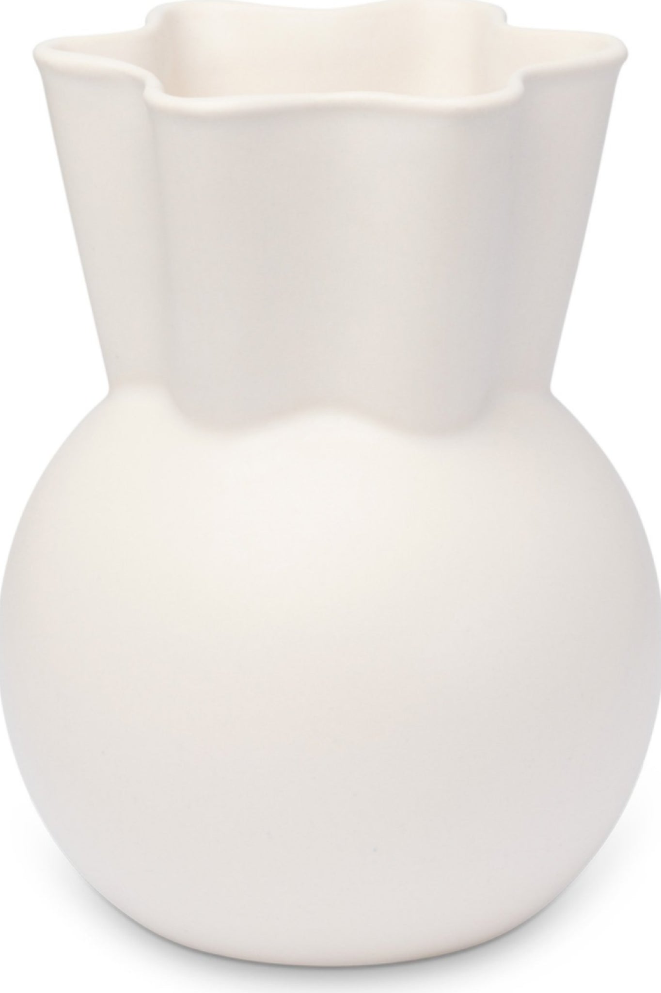 Spring Copenhagen Vase With Curved Top, 20cm