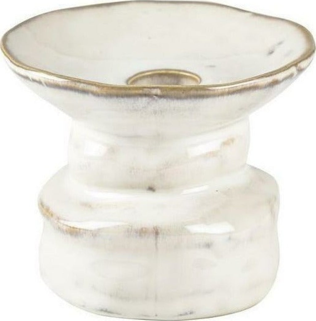 Villa Collection Candle Holder ø 10.5 Cm, White