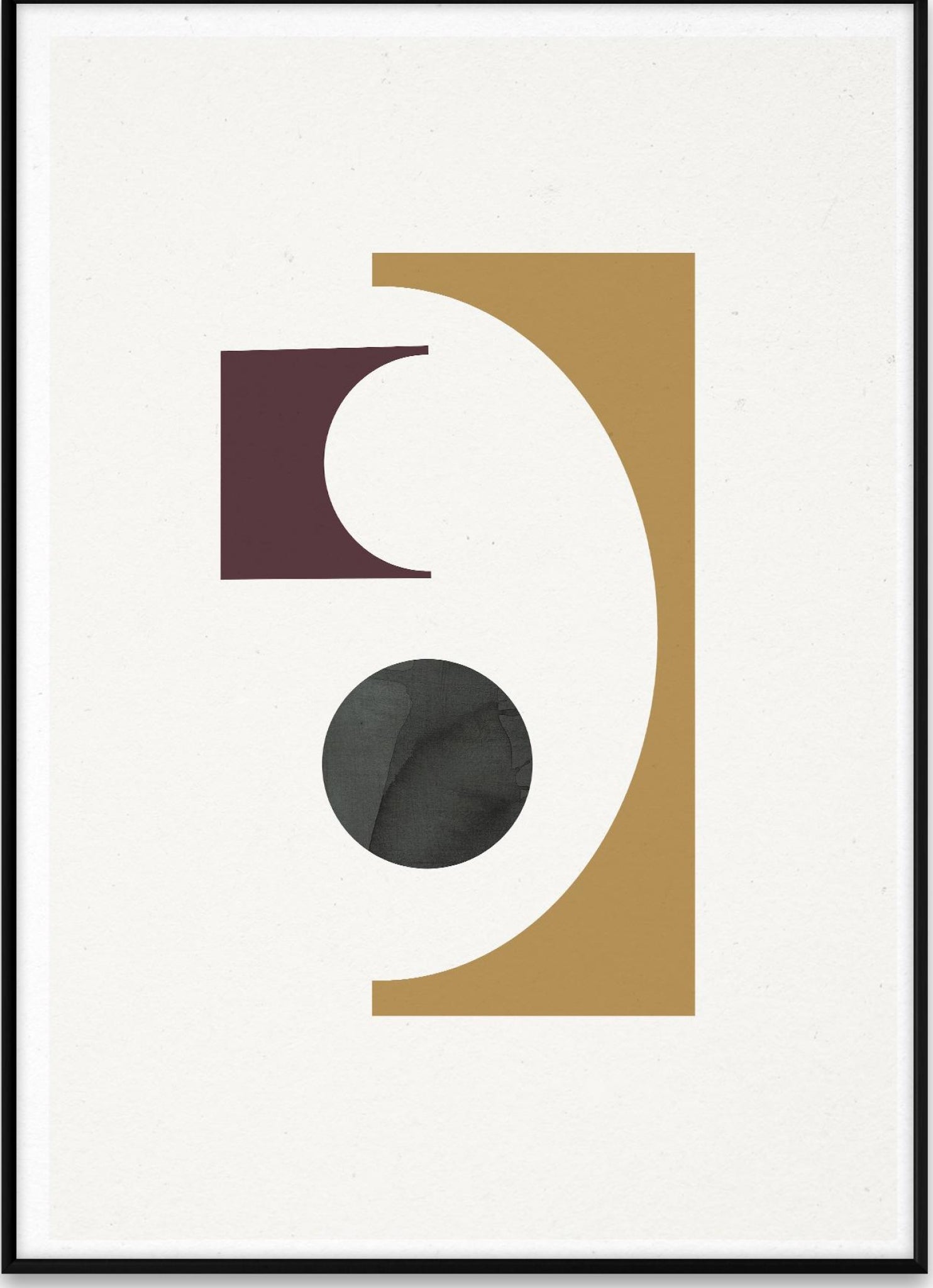 Paper Collective Shapes Of Color 01 Poster, 50x70 Cm