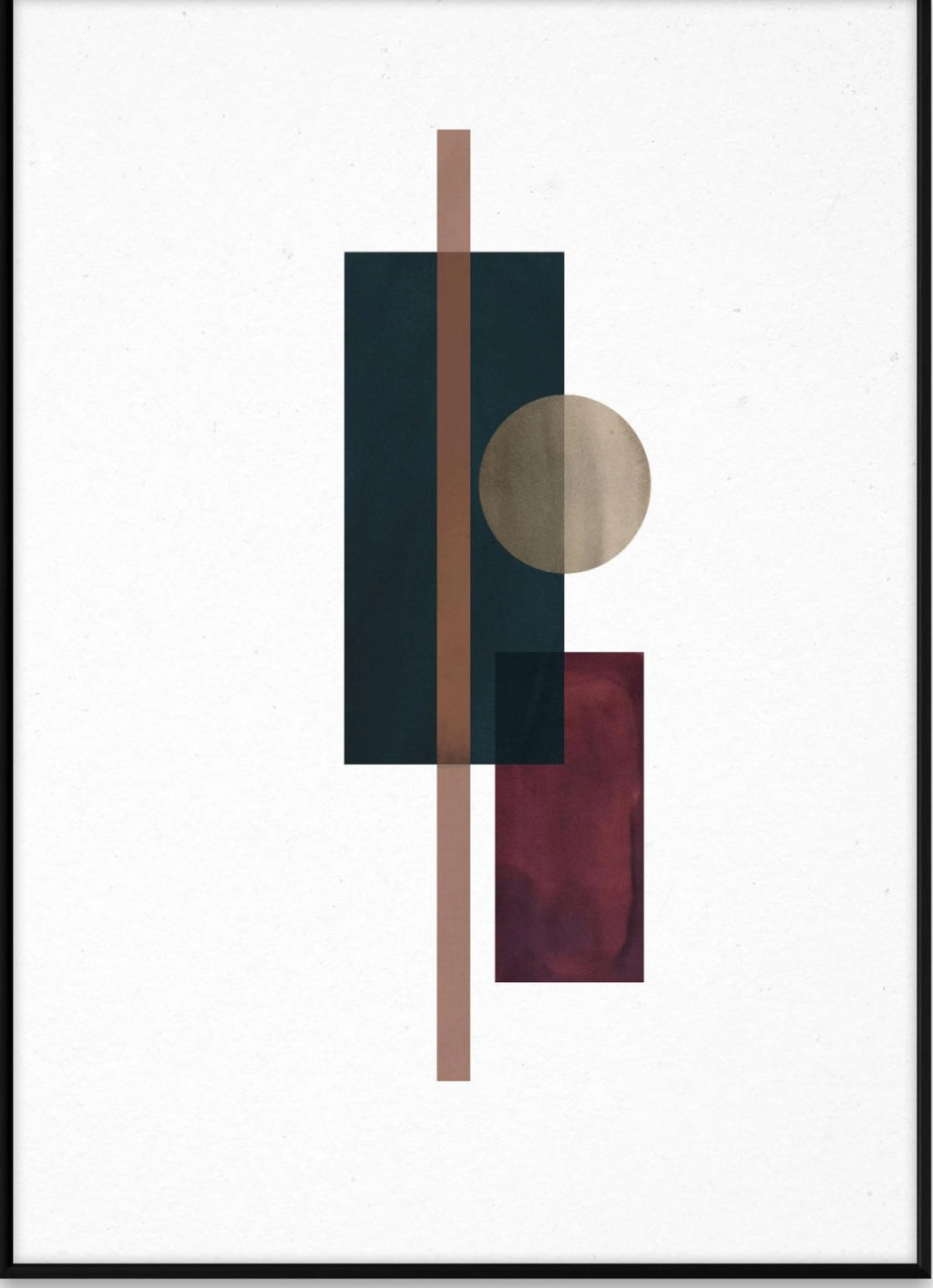 Paper Collective Shapes Of Color 03 Poster, 50x70 Cm