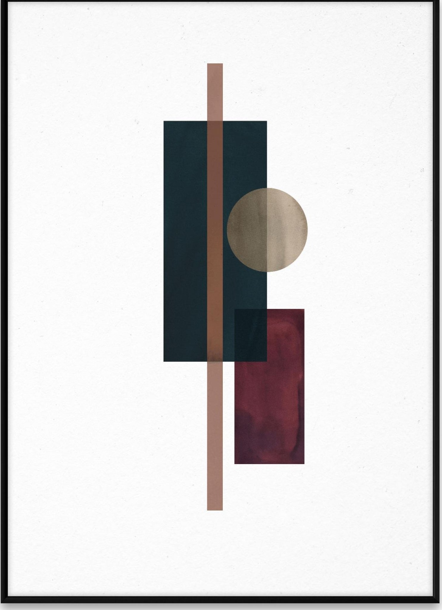 Paper Collective Shapes Of Color 03 Poster, 50x70 Cm