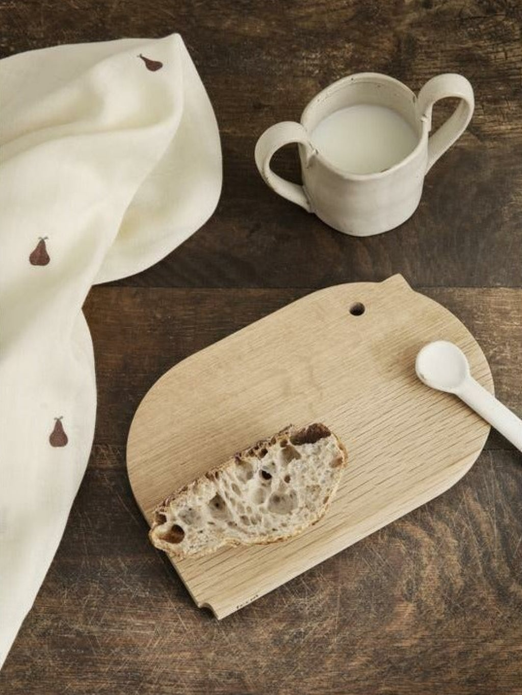 Ferm Living Flow Children's Cup, Off White Speckle