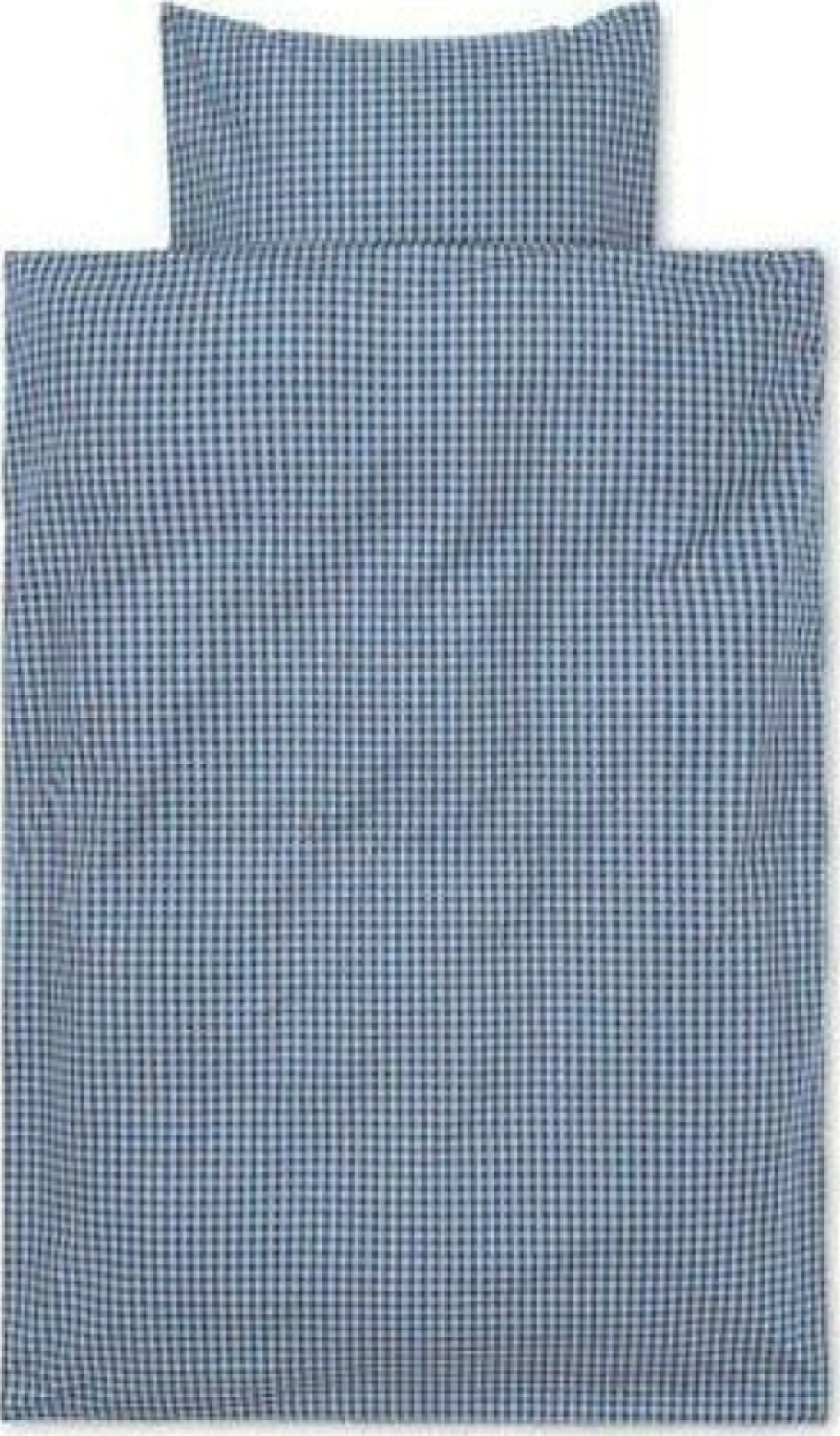 Ferm Living Check Bed Linen Junior 100x140 Cm, Blue