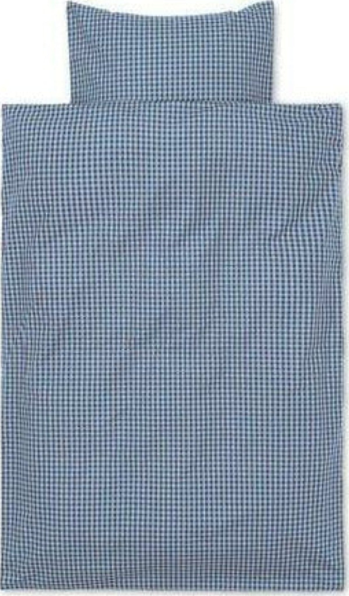 Ferm Living Check Bed Linen Junior 100x140 Cm, Blue