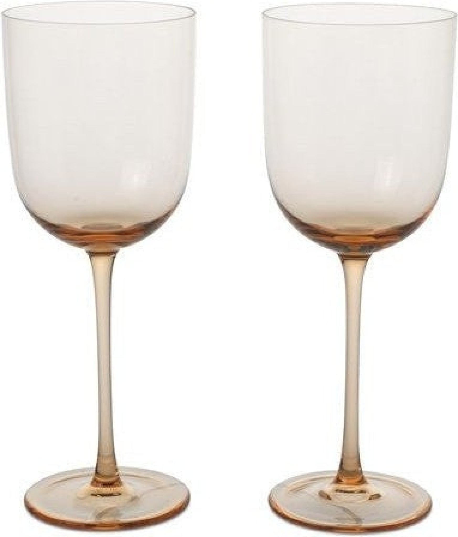 Ferm Living Host Red Wine Glasses 36 Cl Set Of 2, Blush