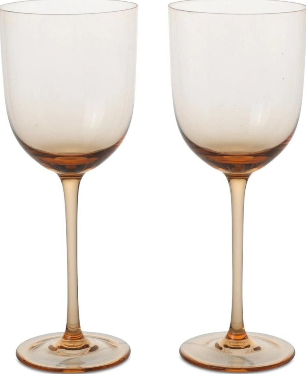 Ferm Living Host White Wine Glasses 30 Cl Set Of 2, Blush