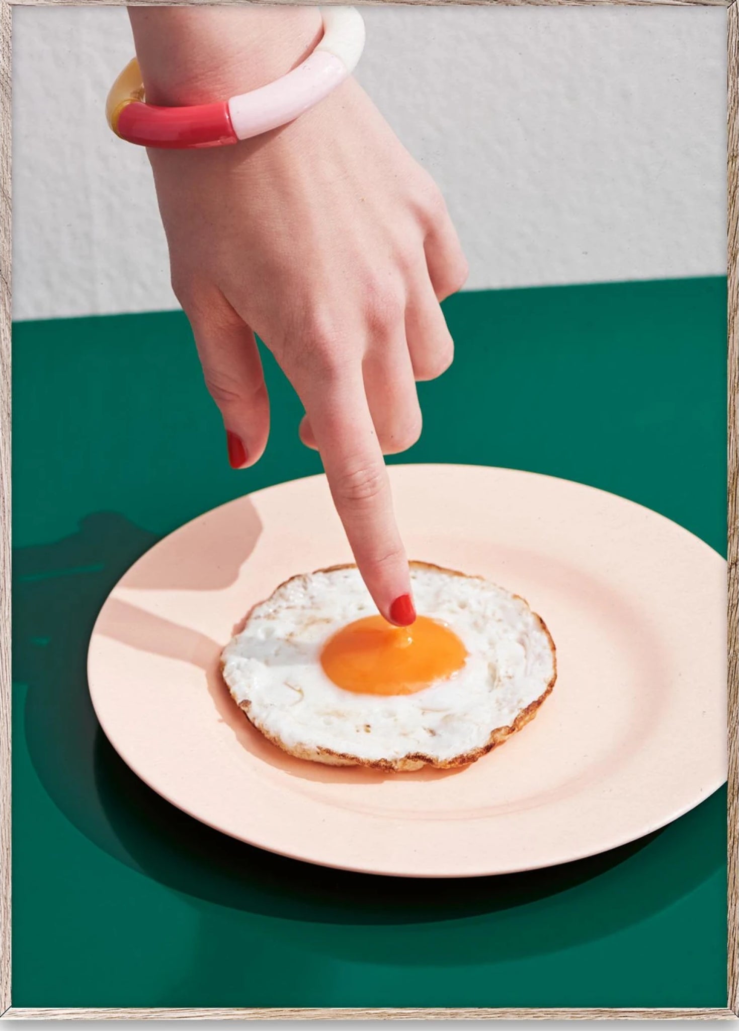 Paper Collective Fried Egg Poster, 50x70 Cm