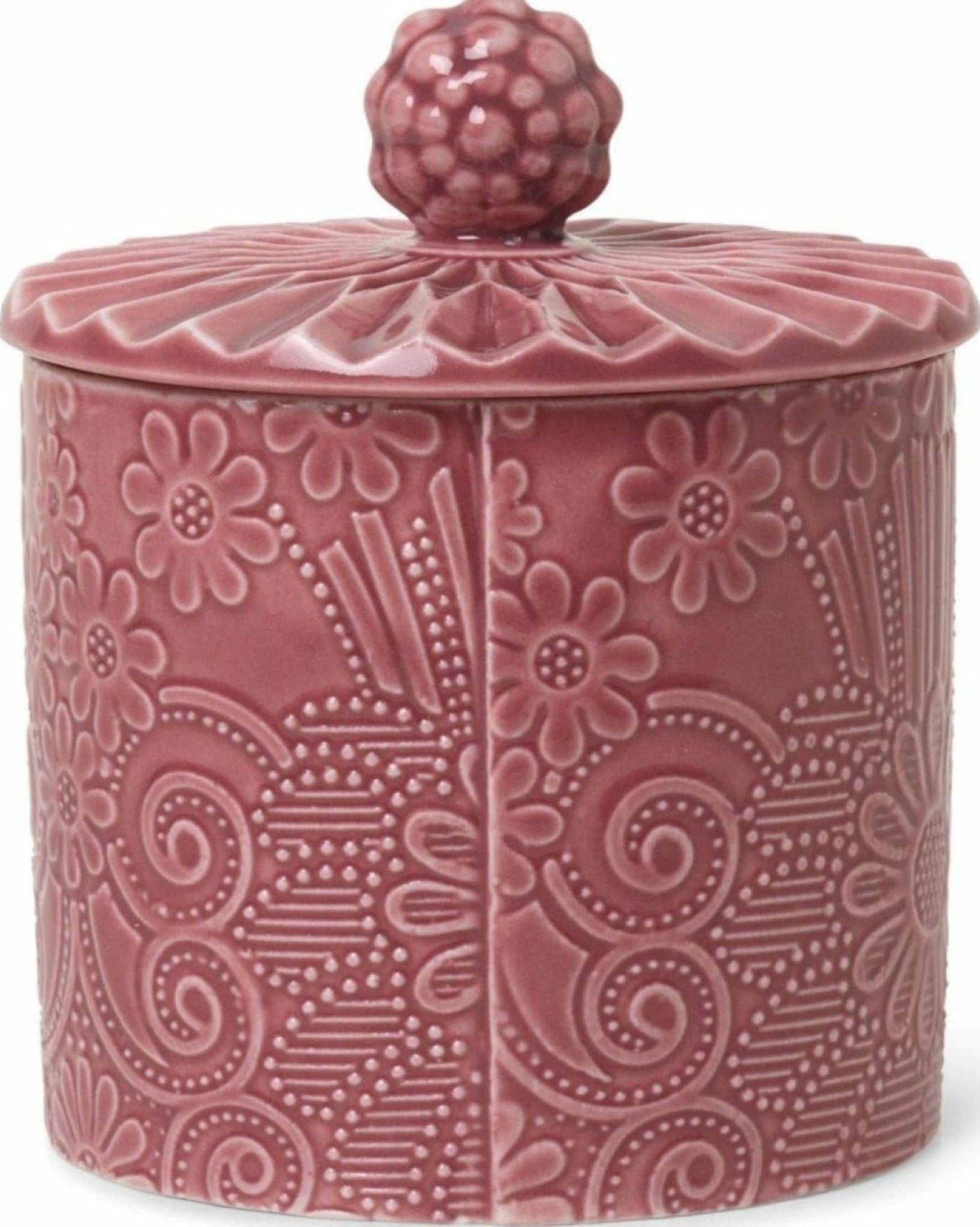Dottir Pipanella Flower Glass, High , Dusty Rose