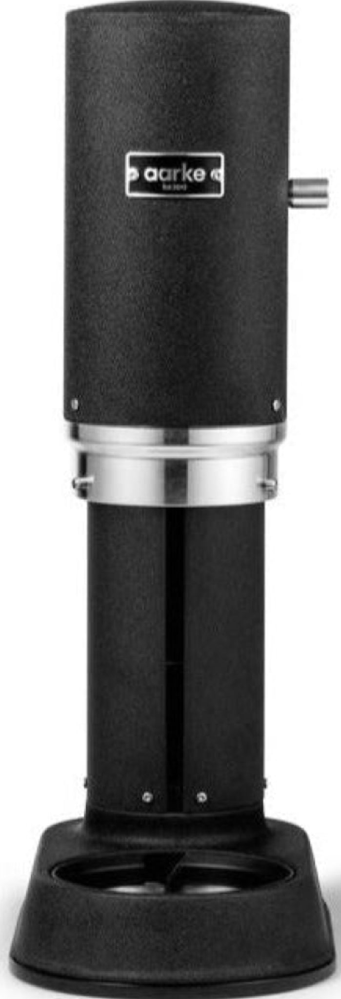 Aarke Carbonator Pro: Sleek Black Stainless Steel Sparkling Water Maker