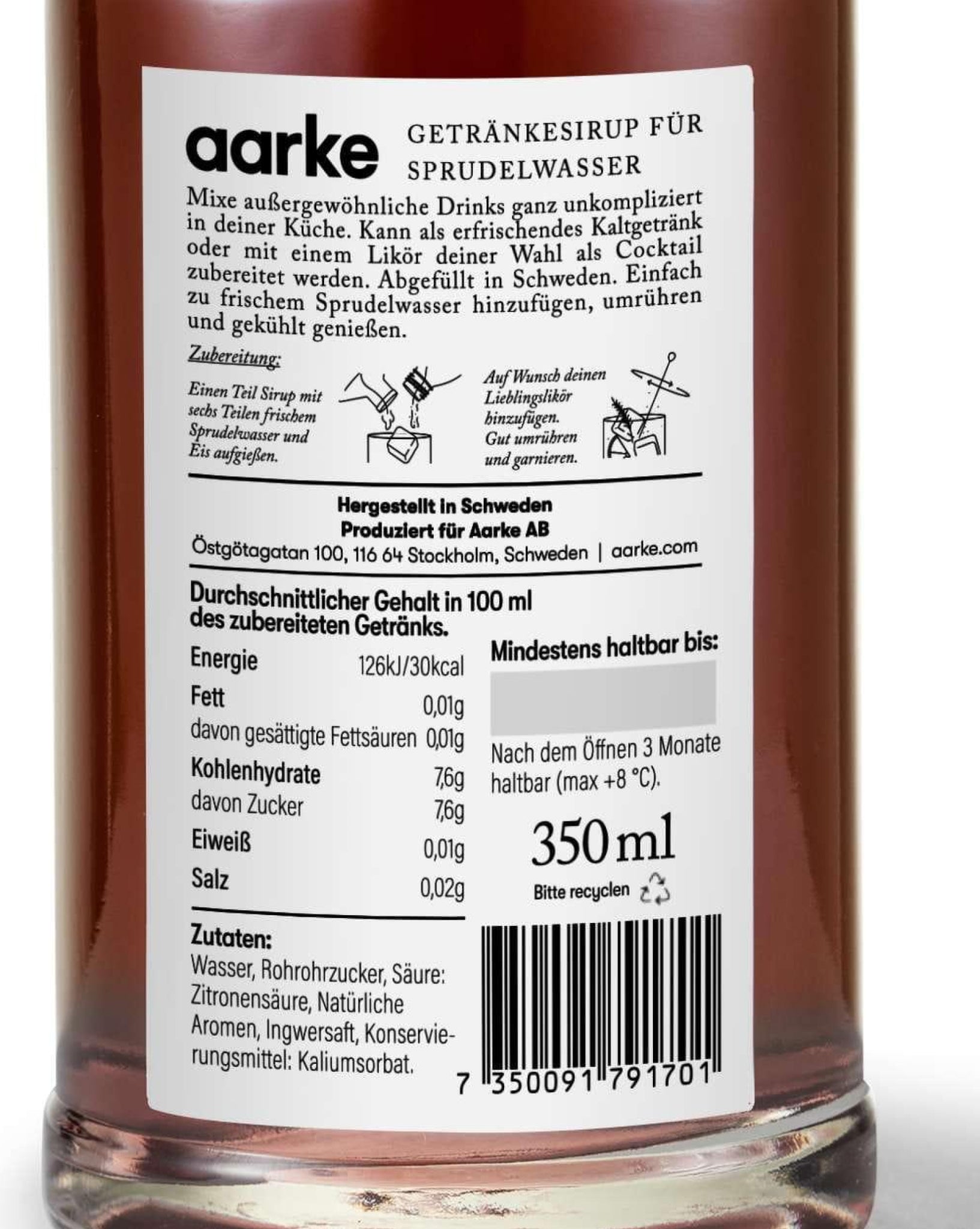 Aarke Drink Mixer - Hot Ginger Flavor For Perfect Home Bar Cocktails