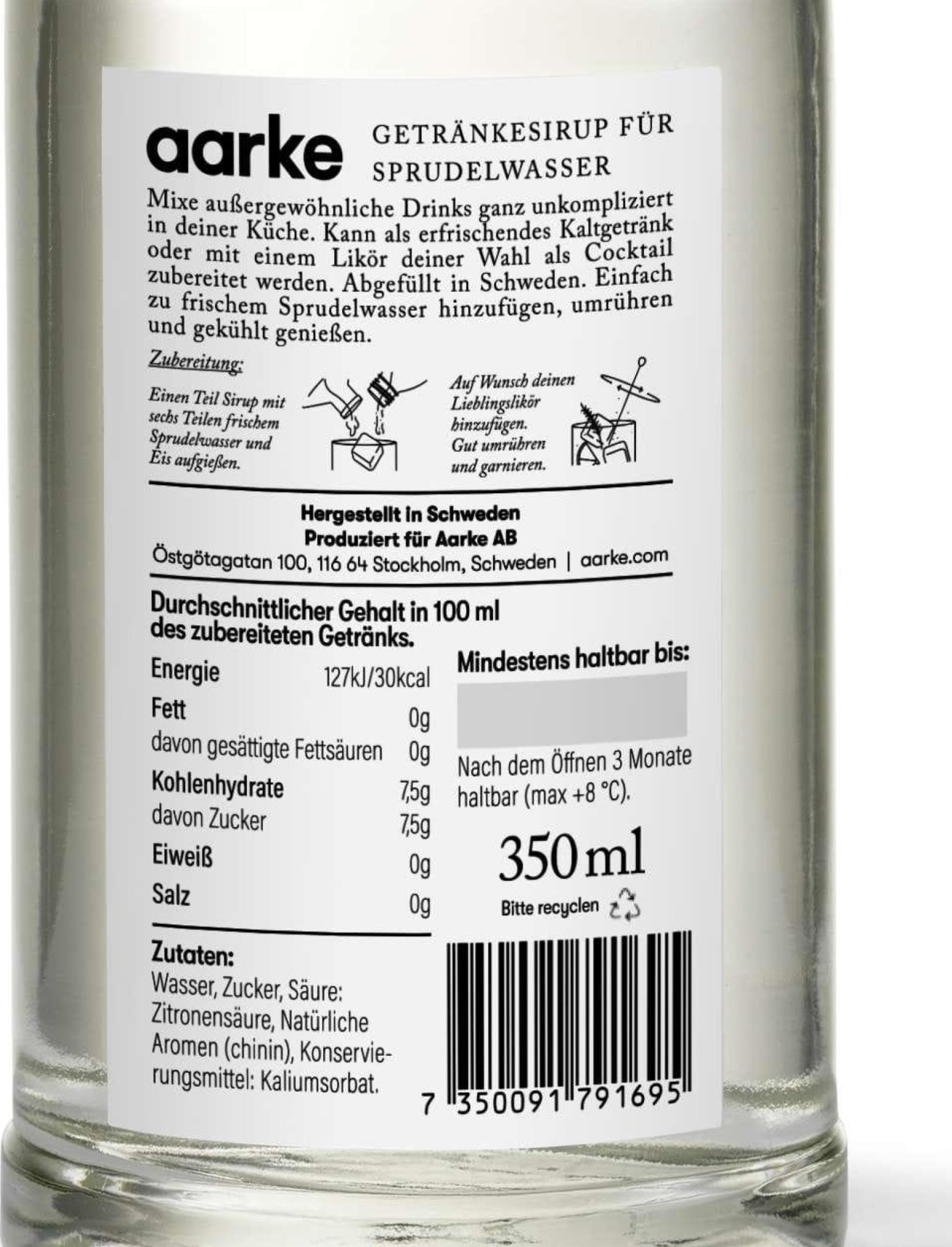 Aarke Drink Mixer: Fresh Spruce Shoots Tonic For Home Bars