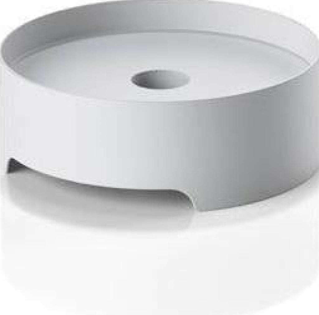 Zone Denmark Singles Candle Holder ø 12 Cm, Warm Grey